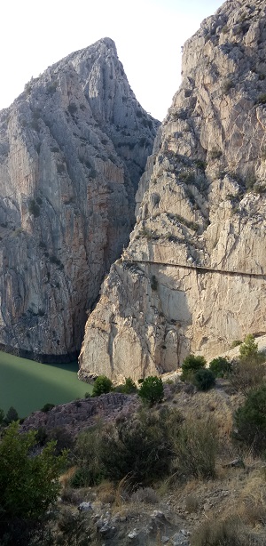 Udgangen, hvor Caminto del Rey munder ud.